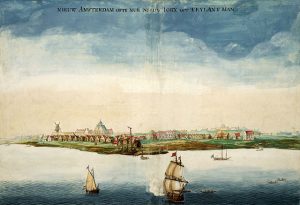 New Amsterdam in 1664 (looking approximately due north)